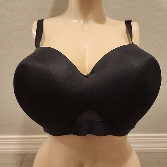 Cacique Bra 44DD Black Underwire Comfort Bliss Wireless - Picture 1 of 5